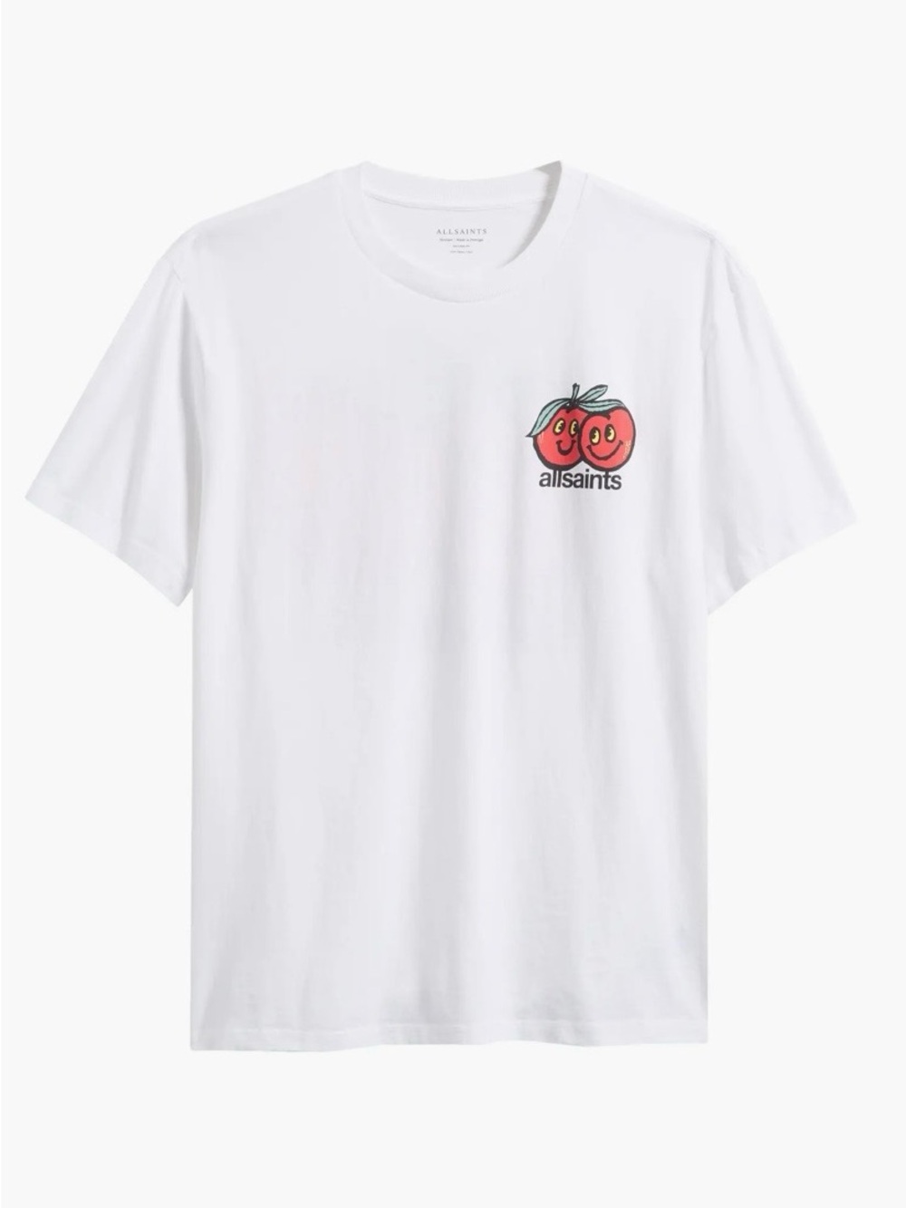All Saints White mutal short sleeve Graphic Tee